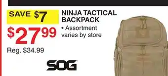 Dunham's Sports NINJA TACTICAL BACKPACK offer