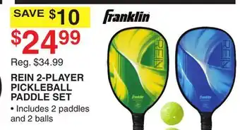 Dunham's Sports REIN 2-PLAYER PICKLEBALL PADDLE SET offer