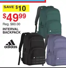 Dunham's Sports ADIDAS INTERVAL BACKPACK offer