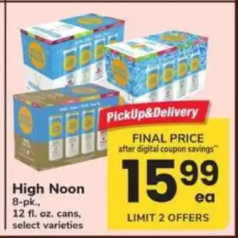 Safeway HIGH NOON offer