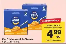 Safeway Kraft Macaroni & Cheese offer