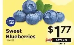 ShopRite Sweet Blueberries offer