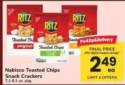 Safeway Nabisco Toasted Chips Snack Crackers offer