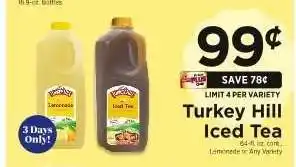 ShopRite Turkey Hill Iced Tea offer