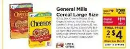 ShopRite General Mills Cereal Large Size offer