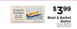ShopRite Bowl & Basket Butter offer
