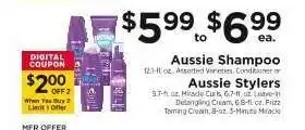 ShopRite Aussie Shampoo or Aussie Stylers offer