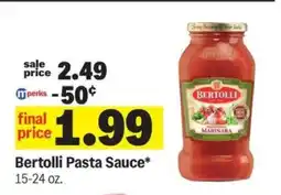Meijer Bertolli Pasta Sauce offer