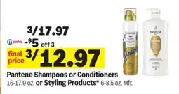 Meijer Pantene Shampoos or Conditioners or Styling Products offer