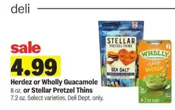 Meijer Herdez or Wholly Guacamole or Stellar Pretzel Thins offer