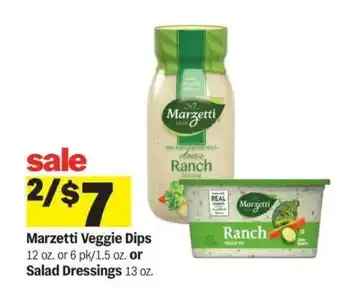 Meijer Marzetti Veggie Dips or Salad Dressings offer