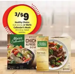 Meijer Healthy Choice or Marie Callender’s Meals offer