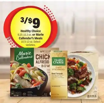 Meijer Healthy Choice or Marie Callender’s Meals offer