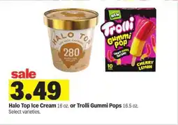 Meijer Halo Top Ice Cream or Trolli Gummi Pops offer