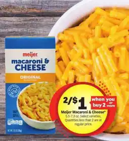 Meijer Meijer Macaroni & Cheese offer