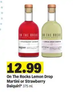 Meijer On The Rocks Lemon Drop Martini or Strawberry Daiquiri offer