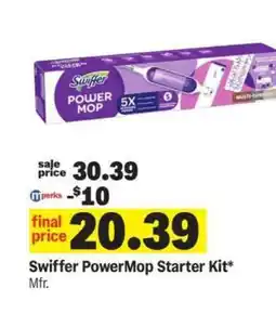 Meijer Swiffer Powermop Starter Kit offer