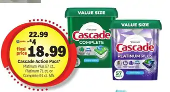 Meijer Cascade Action Pacs offer