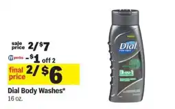 Meijer Dial Body Washes offer