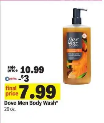 Meijer Dove Men Body Wash offer