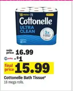 Meijer Cottonelle Bath Tissue offer