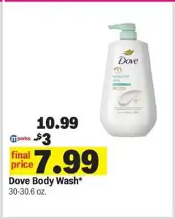 Meijer Dove Body Wash offer