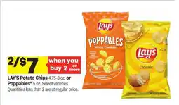 Meijer Lay's Potato Chips or Poppables offer