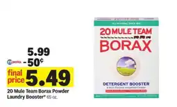 Meijer 20 Mule Team Borax Powder Laundry Booster offer