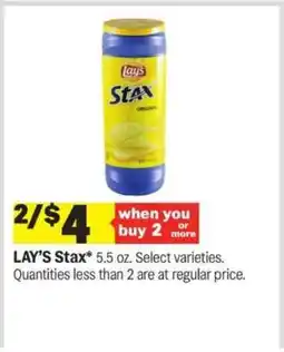 Meijer Lay's Stax offer