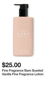 Victoria's Secret Fine Fragrance Bare Sueded Vanilla Fine Fragrance Lotion offer