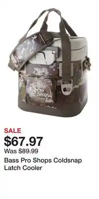 Cabela's Bass Pro Shops Coldsnap Latch Cooler offer