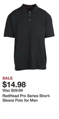 Cabela's RedHead Pro Series Short-Sleeve Polo for Men offer