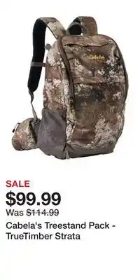Cabela's Cabela's Treestand Pack - TrueTimber Strata offer