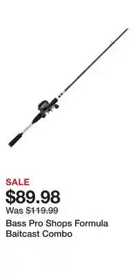 Cabela's Bass Pro Shops Formula Baitcast Combo offer