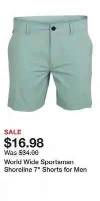 Cabela's World Wide Sportsman Shoreline 7 Shorts for Men offer