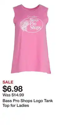 Cabela's Bass Pro Shops Logo Tank Top for Ladies offer