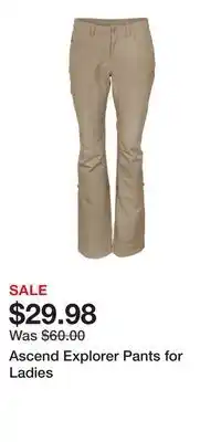 Cabela's Ascend Explorer Pants for Ladies offer