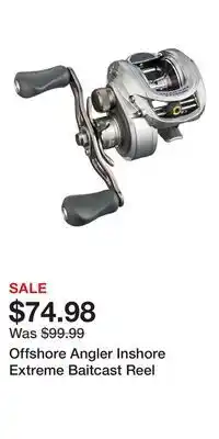 Cabela's Offshore Angler Inshore Extreme Baitcast Reel offer