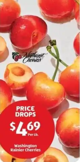 Aldi Washington Rainier Cherries offer