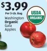 Aldi Washington Organic Gala Apples offer