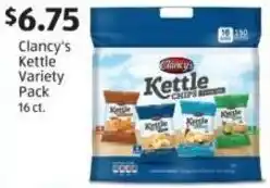 Aldi Clancy's Kettle Variety Pack offer