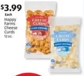 Aldi Happy Farms Cheese Curds offer