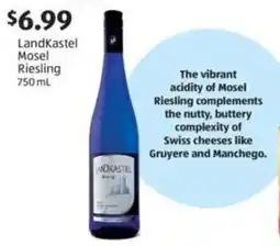 Aldi LandKastel Mosel Riesling offer