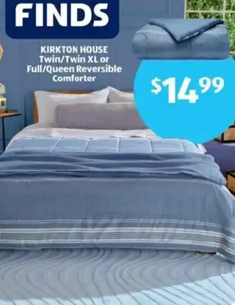Aldi KIRKTON HOUSE Twin/Twin XL or Full/Queen Reversible Comforter offer