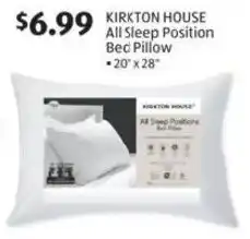 Aldi KIRKTON HOUSE All Sleep Position Bed Pillow offer