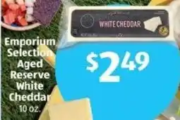 Aldi Emporium Selection Aged Reserve White Cheddar offer