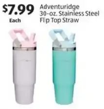 Aldi Adventuridge 30-02. Stainless Steel Flip Top Straw offer