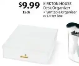 Aldi KIRKTON HOUSE Desk Organizer offer