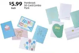 Aldi Pembrook 50-Card Combo Pack offer