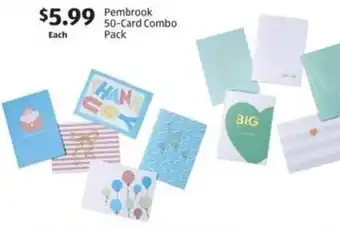 Aldi Pembrook 50-Card Combo Pack offer